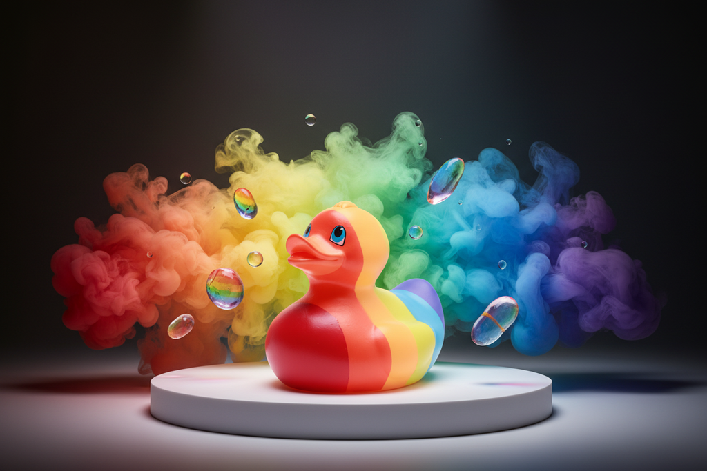 Rainbow Duck