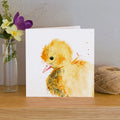 Duckling Watercolor Greeting Card