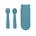 Set de Couverts Bébé Bleu Canard We Might Be Tiny - OFCK.fr
