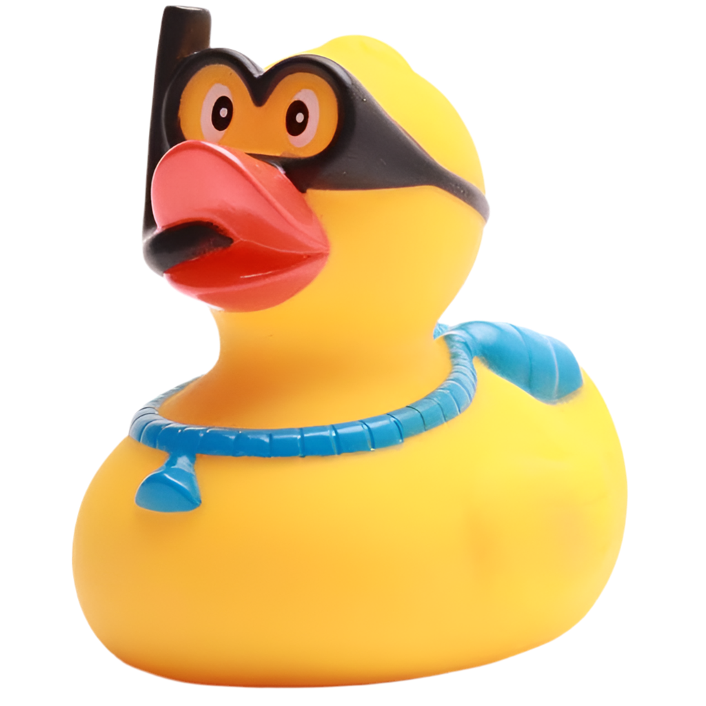 Canard Plongeur avec bouteille d'oxygène