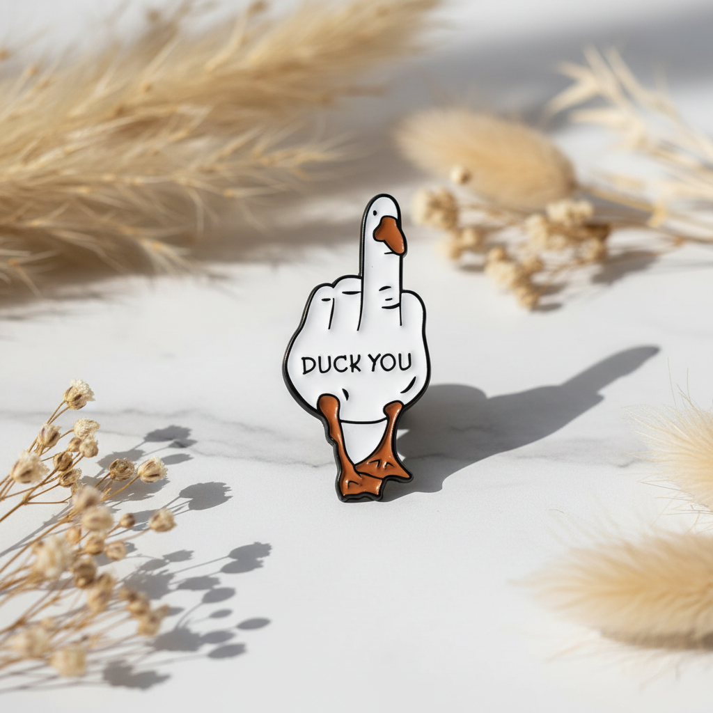Spilla Anatra Bianca Duck You