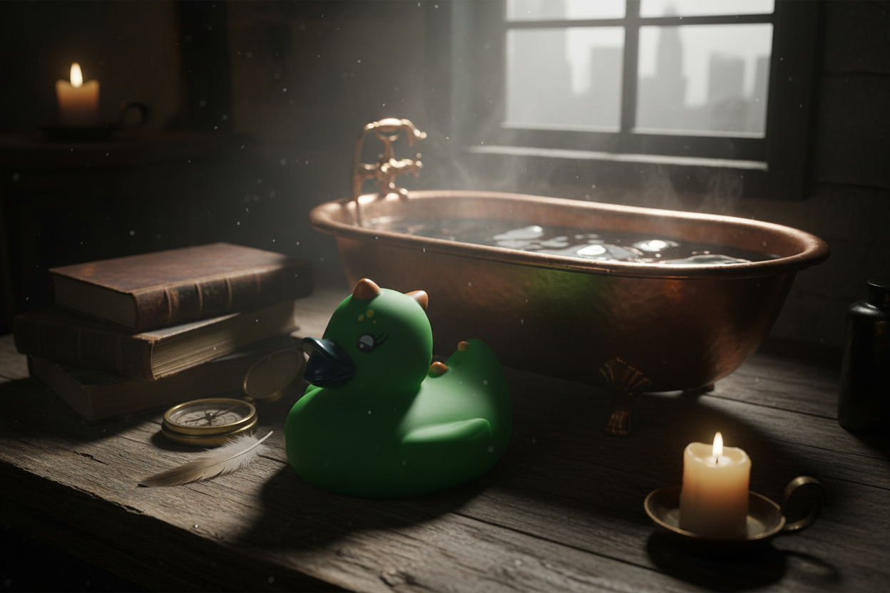 Paperella da bagno Dino