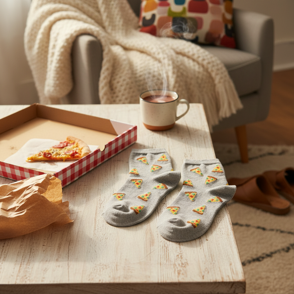 Calze Grigie Pizza