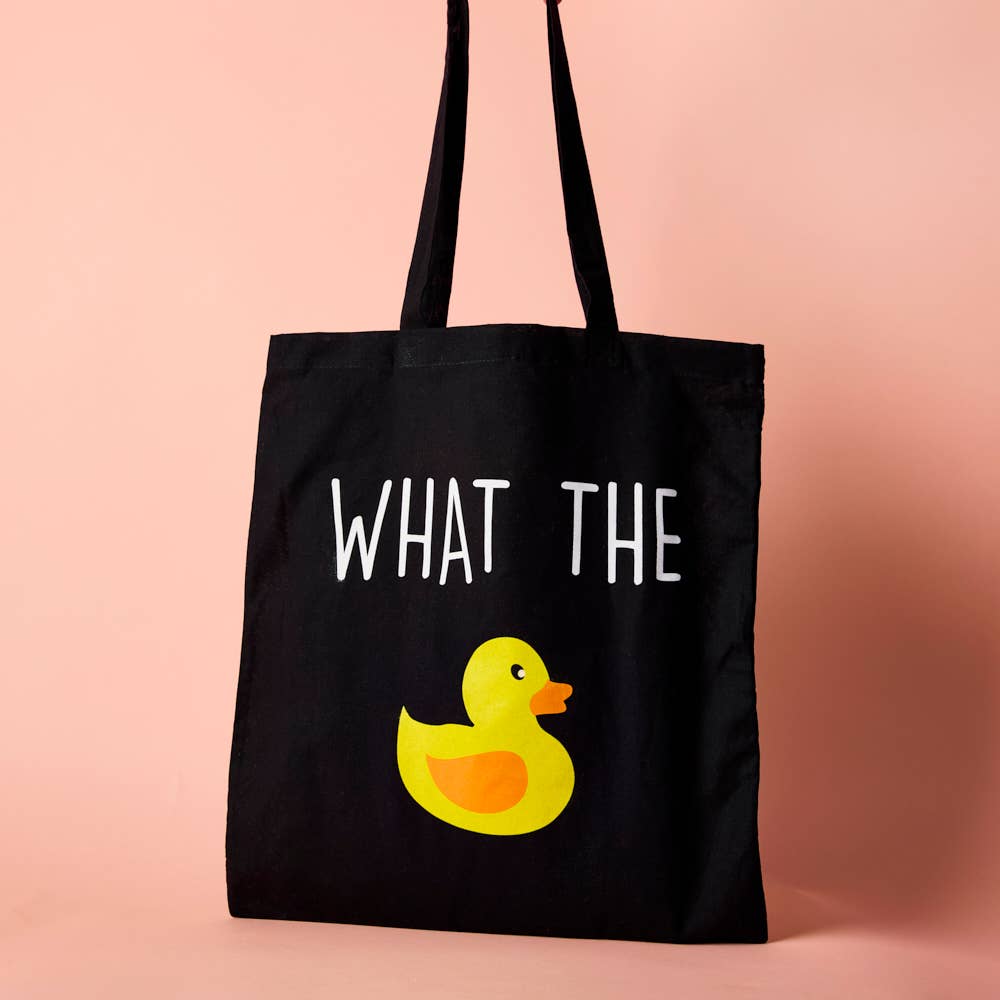 Tote Bag Canard "What The Duck"