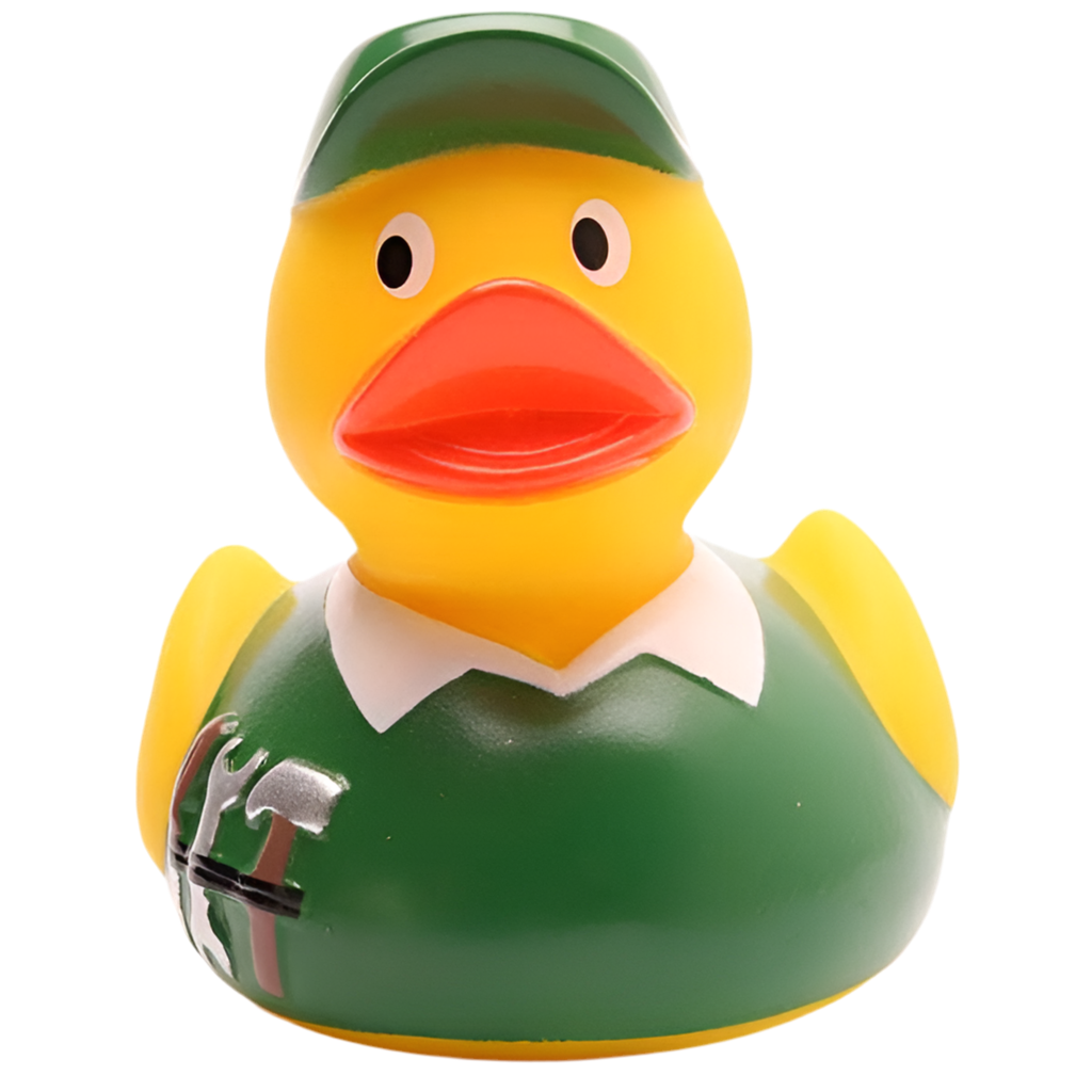 canard bricoleur vert klimaliebling