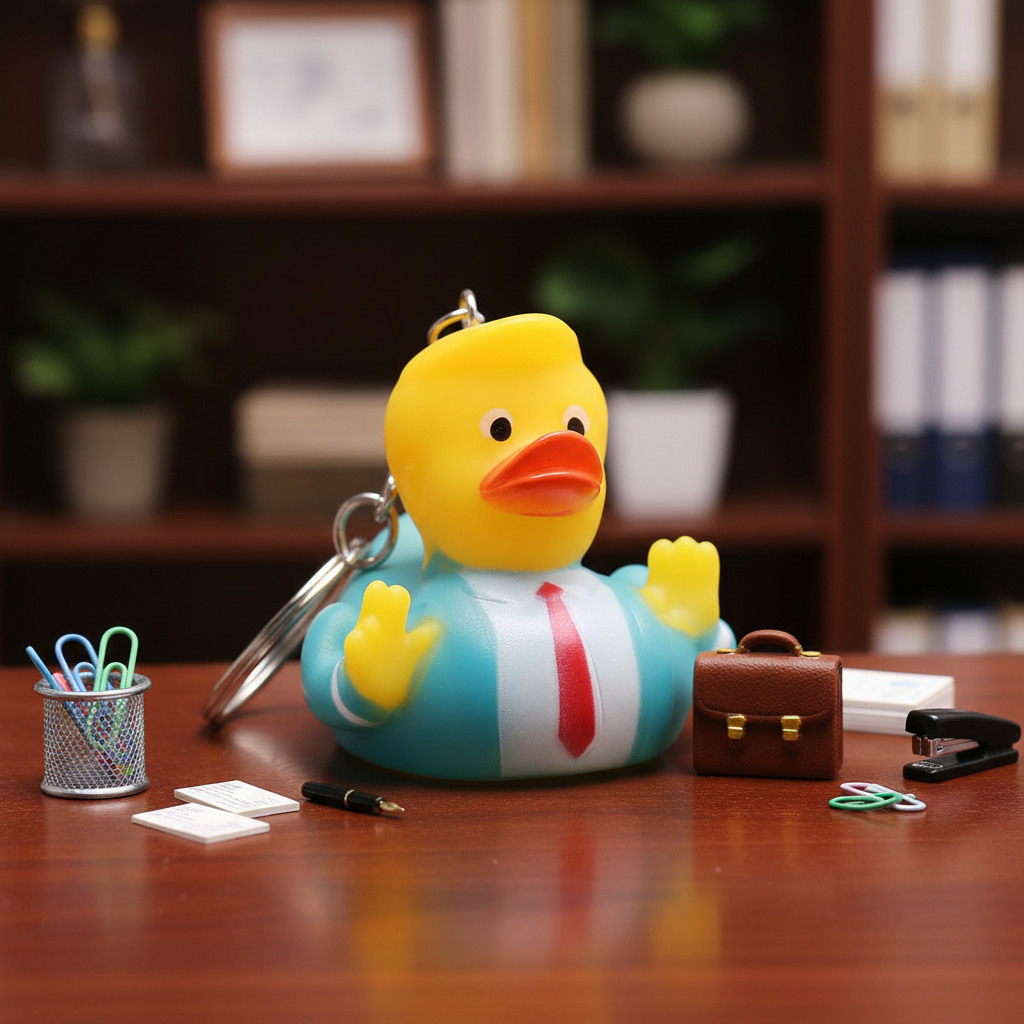 Trump Duck Keychain
