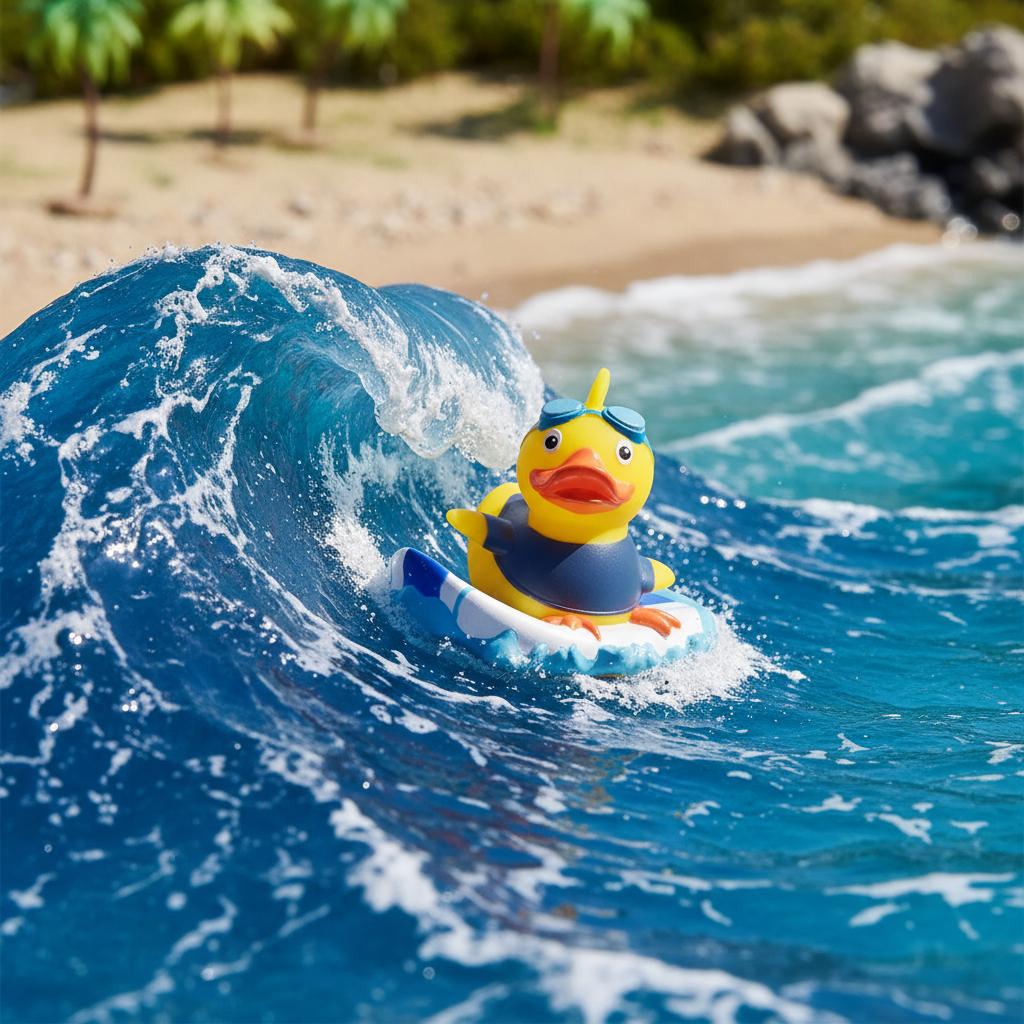 Surfing Duck