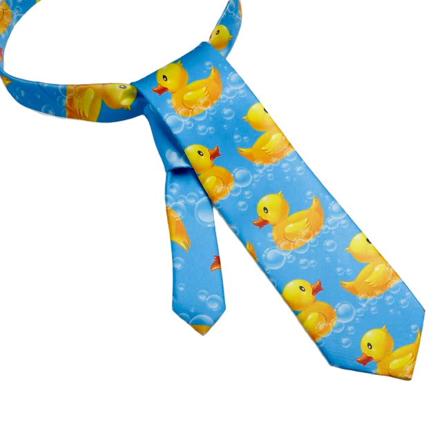 Yellow Duck Bubble Tie