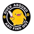pins canard jaune duck around and find out