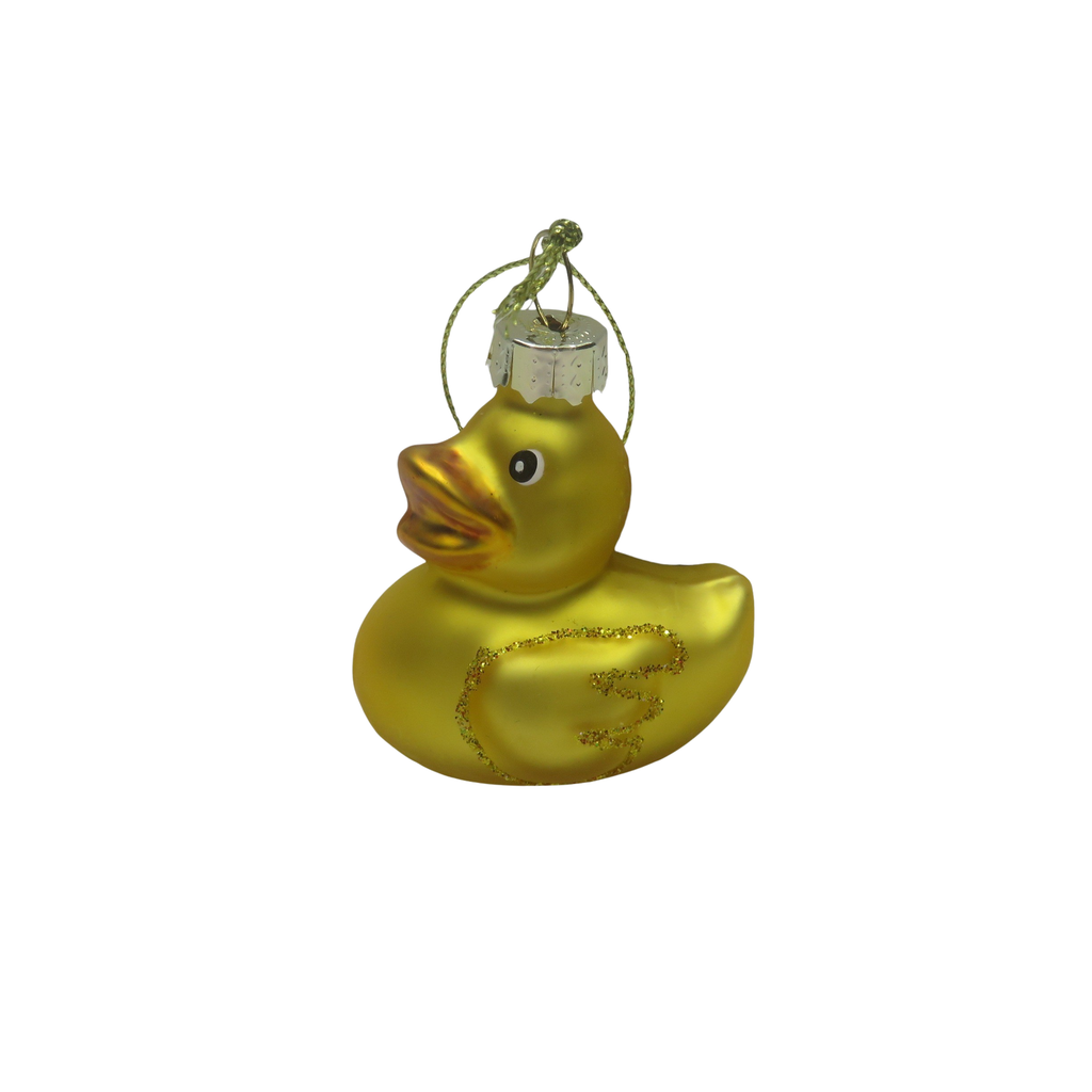 Yellow Rubber Duck Christmas Ball
