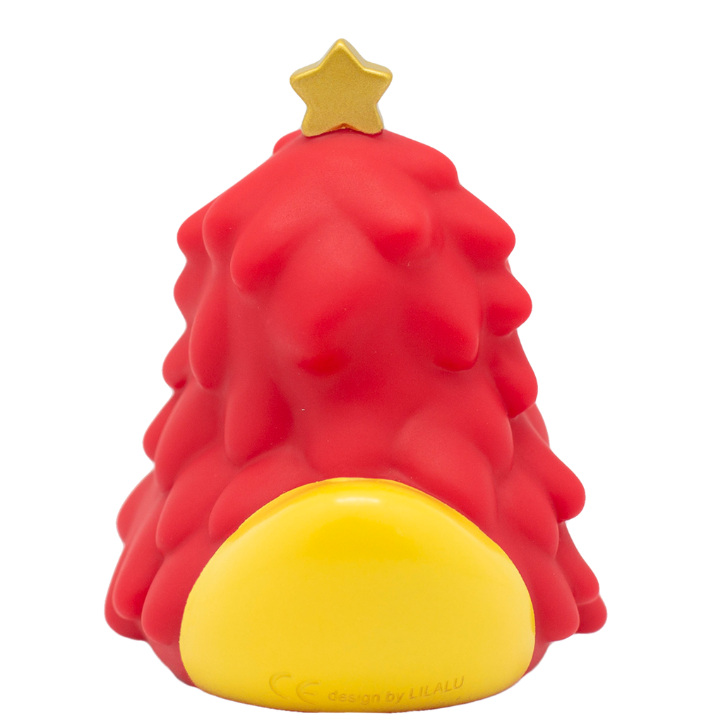 Canard Sapin de Noël Rouge