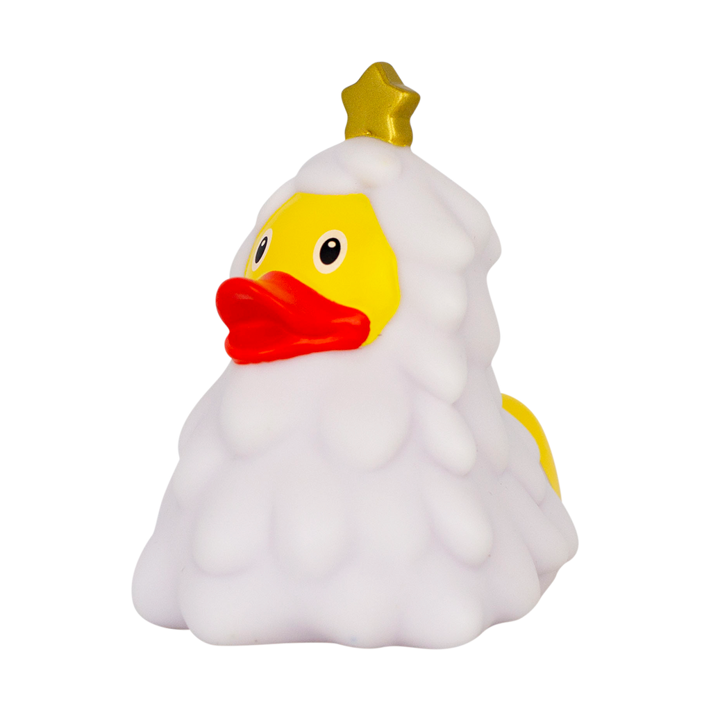 Canard Sapin de Noël Blanc