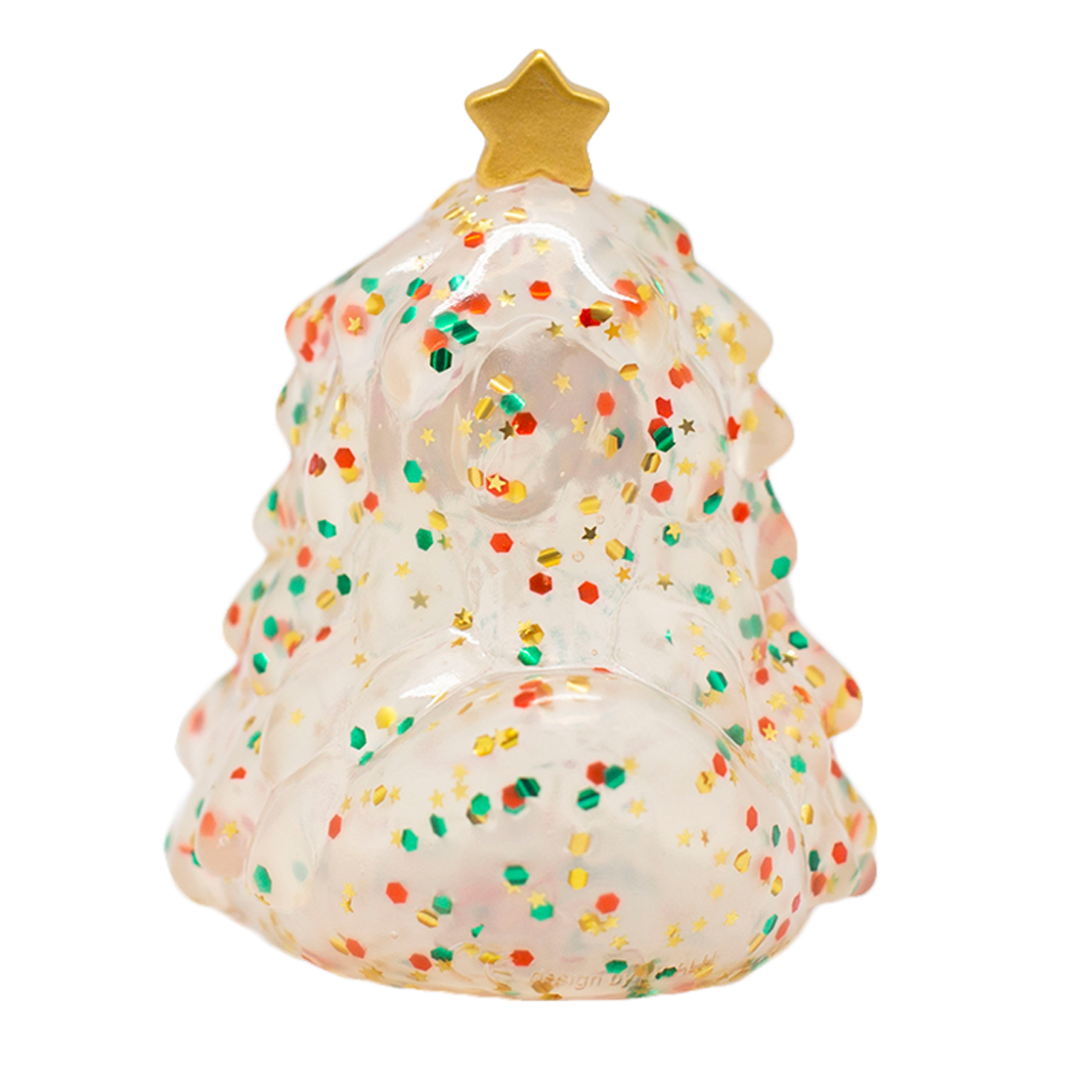 Canard Sapin de Noël Pailleté