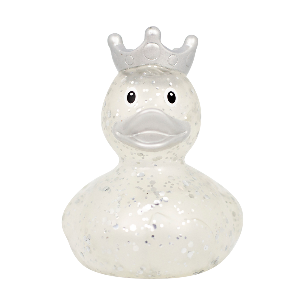 Canard Argent Couronne Pailleté