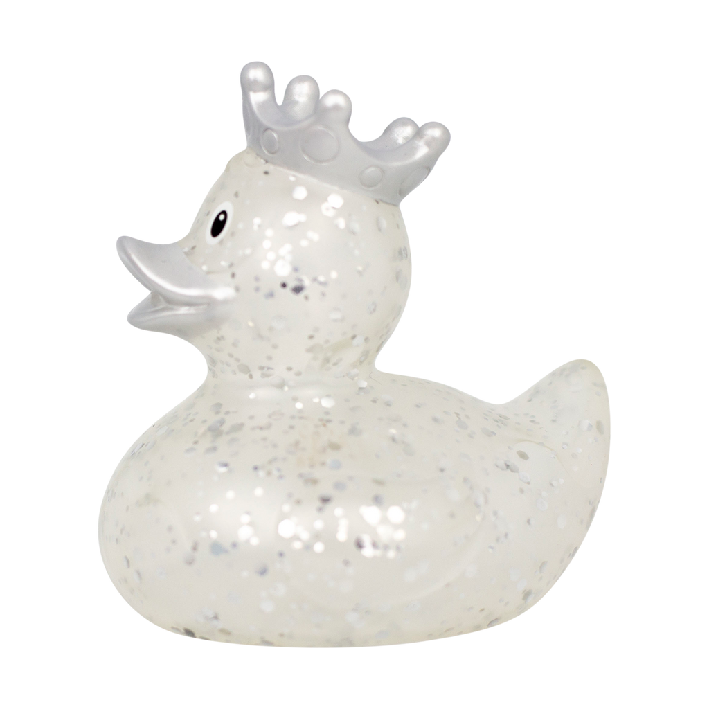 Canard Argent Couronne Pailleté