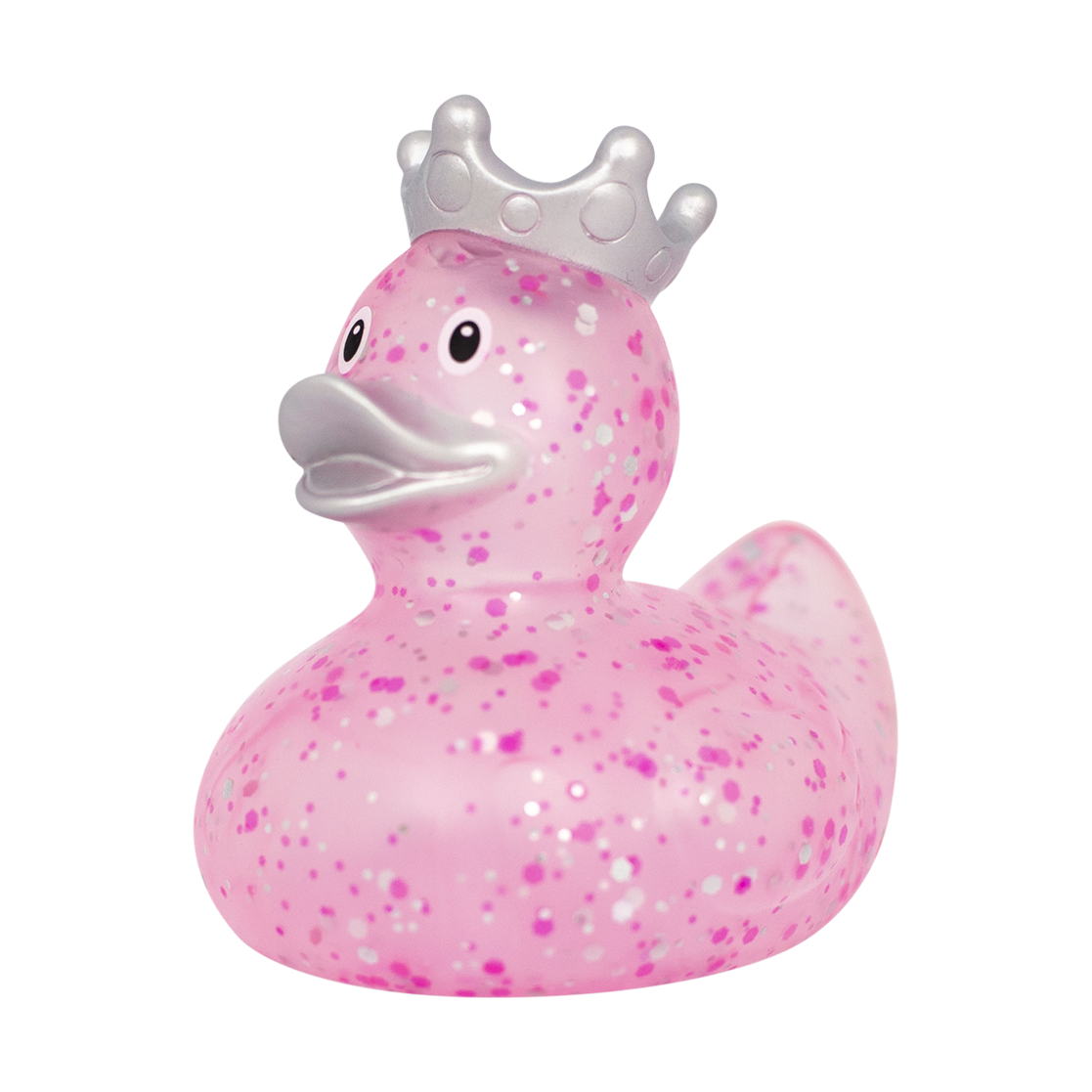 Pink Duck with Glitter Crown