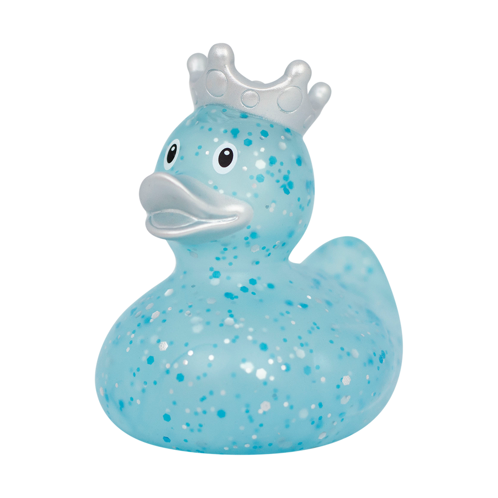 Blue Duck with Sequined Crown