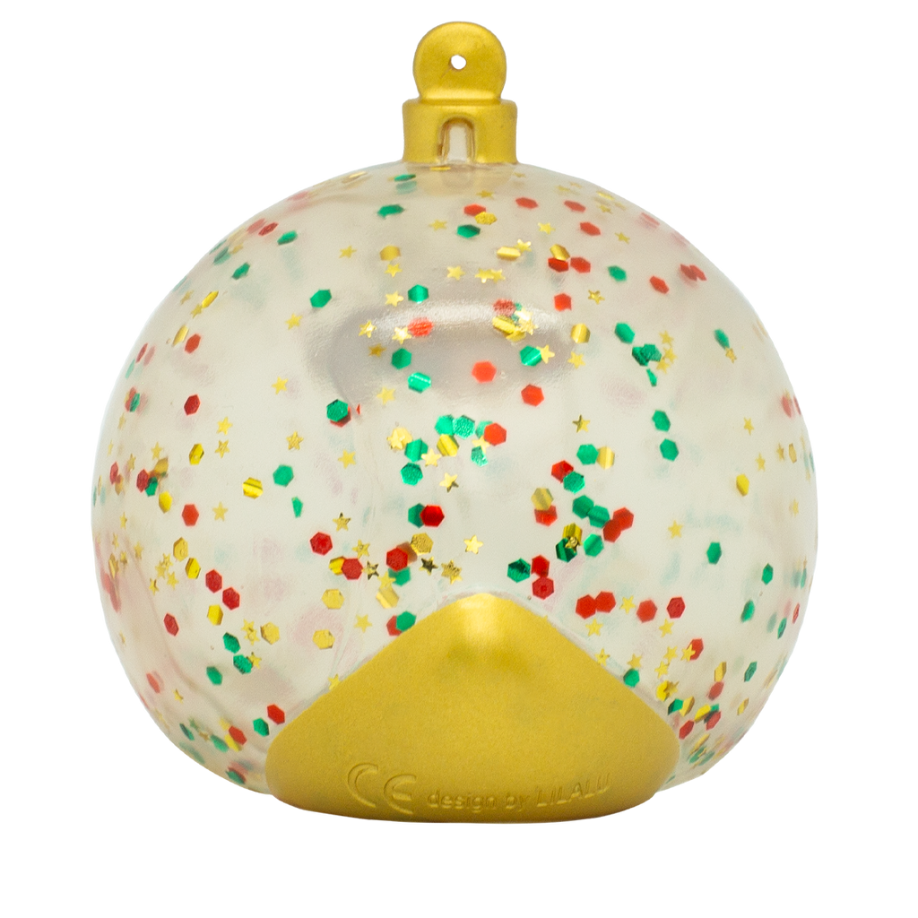 Canard Boule de Noël Pailleté