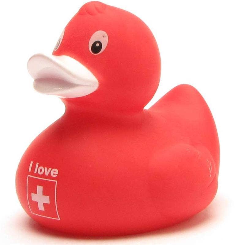 canard en caoutchouc i love switzerland canard en caoutchouc