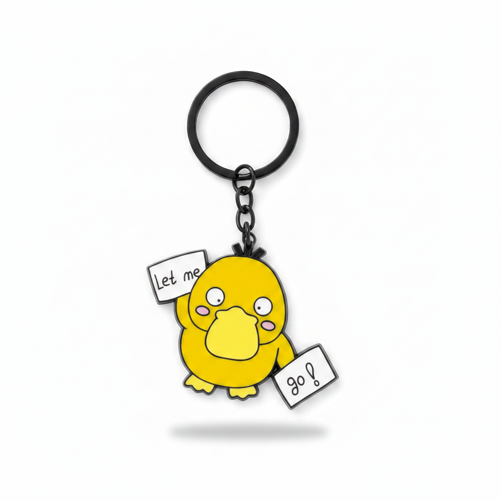 Portachiavi Anatra Gialla "Let me go!"