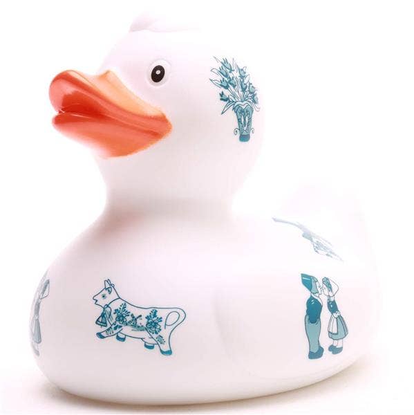 Anatra in porcellana di Delft