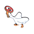 White Duck Pin with Panel