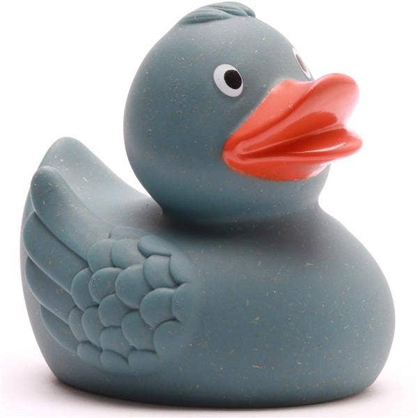 Wheat bath duck - blue - rubber duck