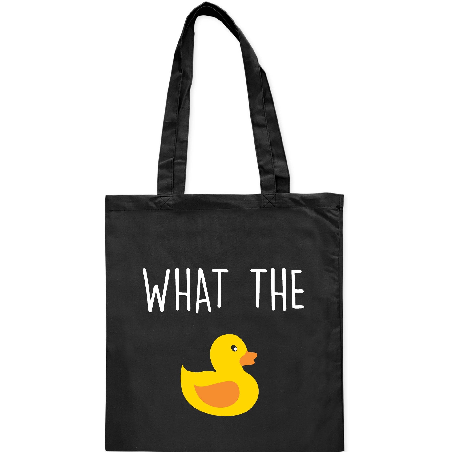 Borsa in tela Anatra "What The Duck"
