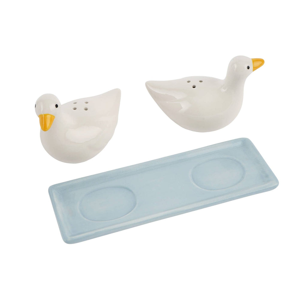 Salt and pepper White Ducks