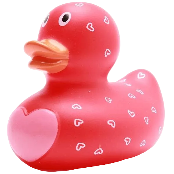 Anatra Cuore - Rosso