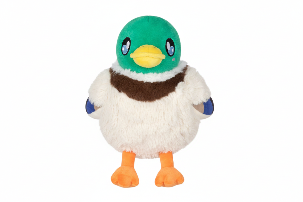 Mini Peluche Squishable Anatra Selvatica