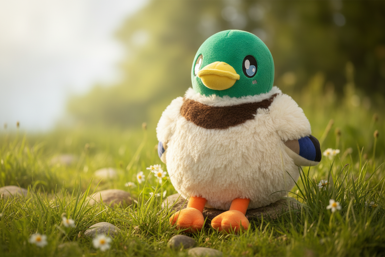 Mini Peluche Squishable Anatra Selvatica