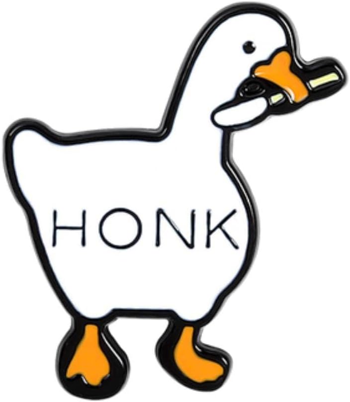 Spilla Oca con Coltello "Honk"
