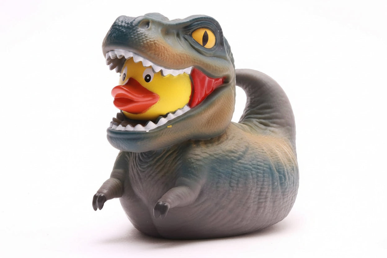 Anatra Dinosauro T-Rex Grigio XL