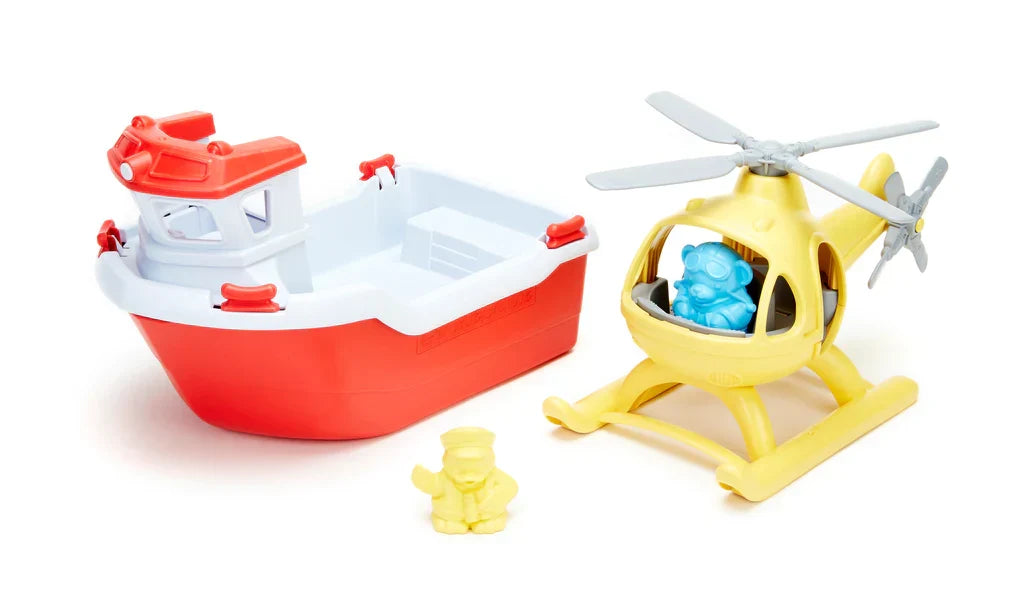 Bateau de Sauvetage et Hélicoptère – vue produit 2