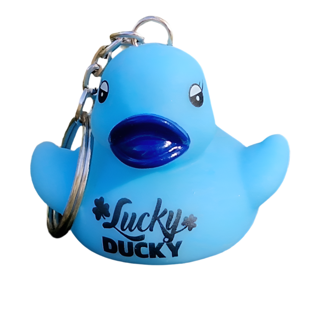 Portachiavi Anatra Blu Lucky Ducky