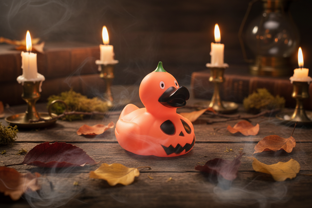 Anatra Zucca di Halloween