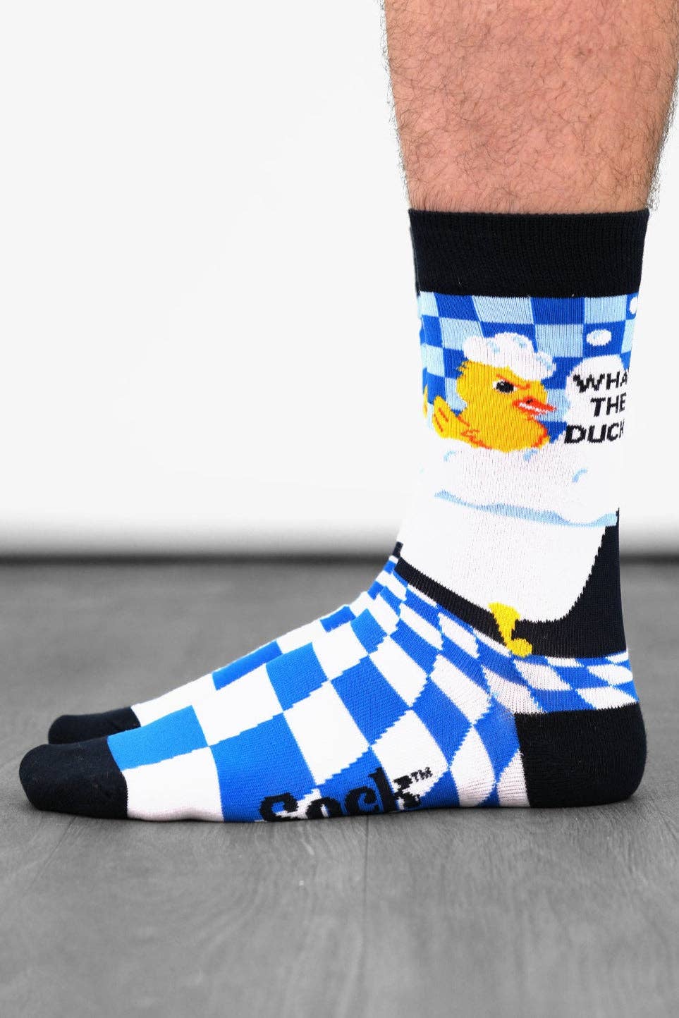 Calze Blu Anatra "What the Duck?"