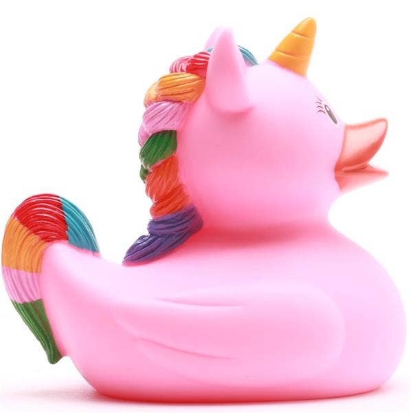 Anatra Unicorno Rosa Arcobaleno