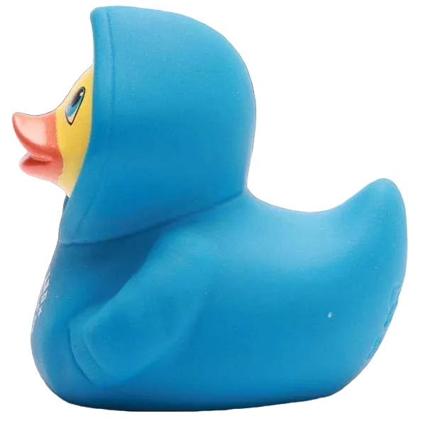 Felpa con cappuccio Anatra Scozia - Blu