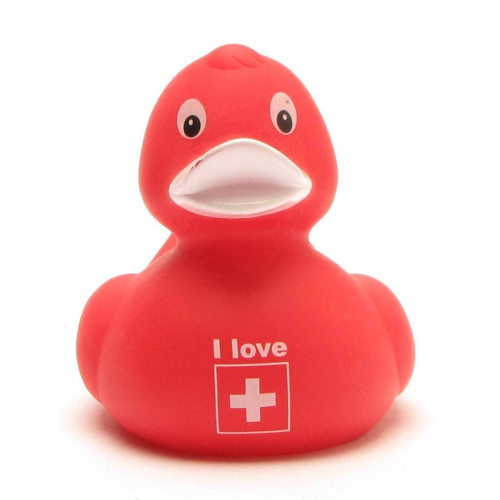 canard en caoutchouc i love switzerland canard en caoutchouc