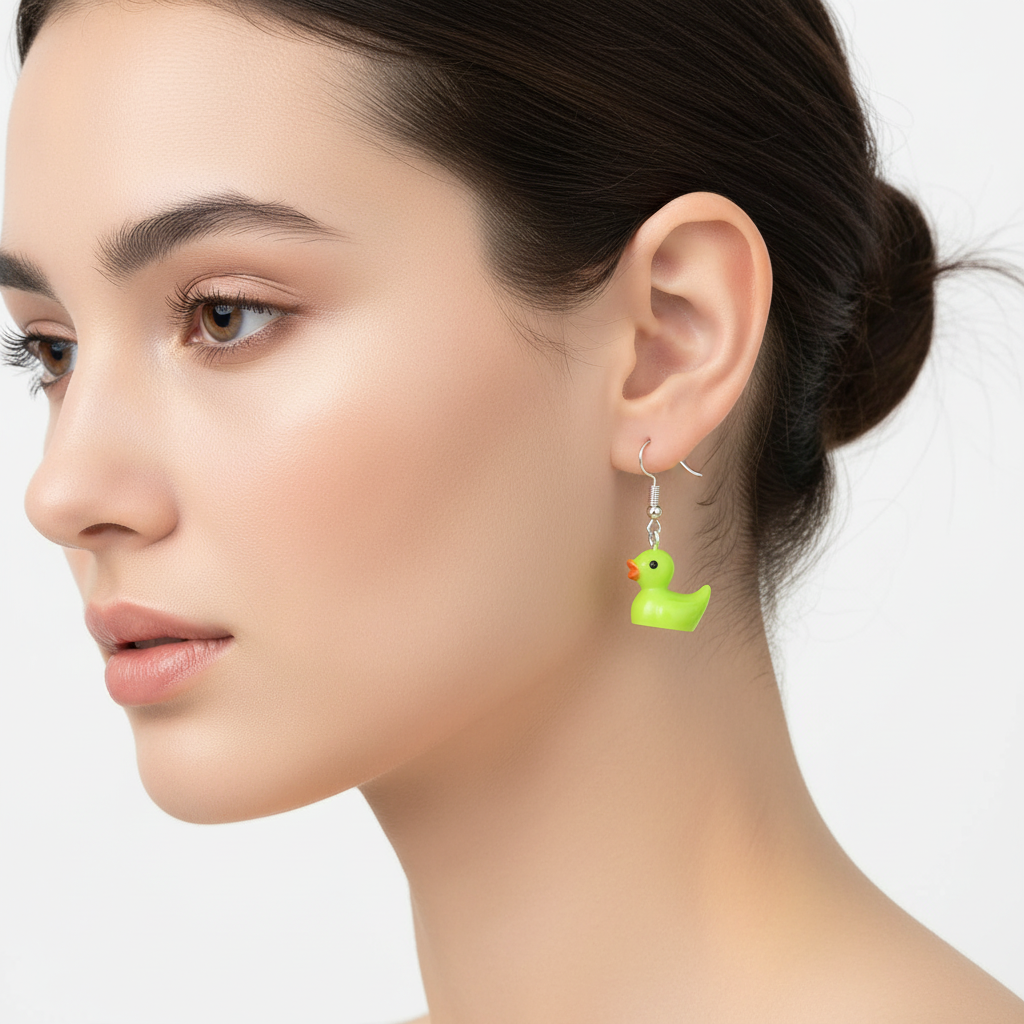 Boucles d'Oreilles Canard