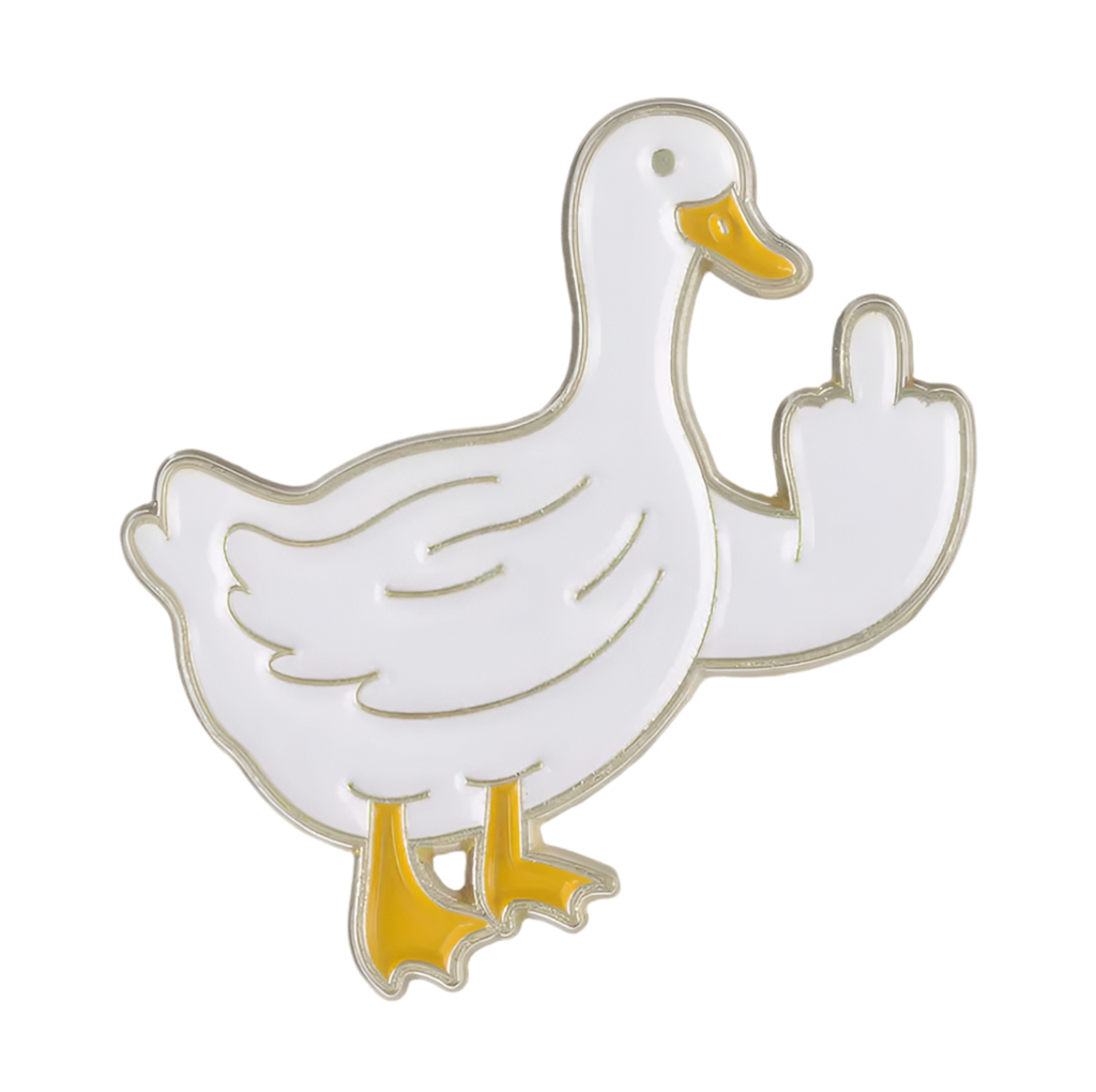 Pin's Canard Blanc Blanc Duck Off