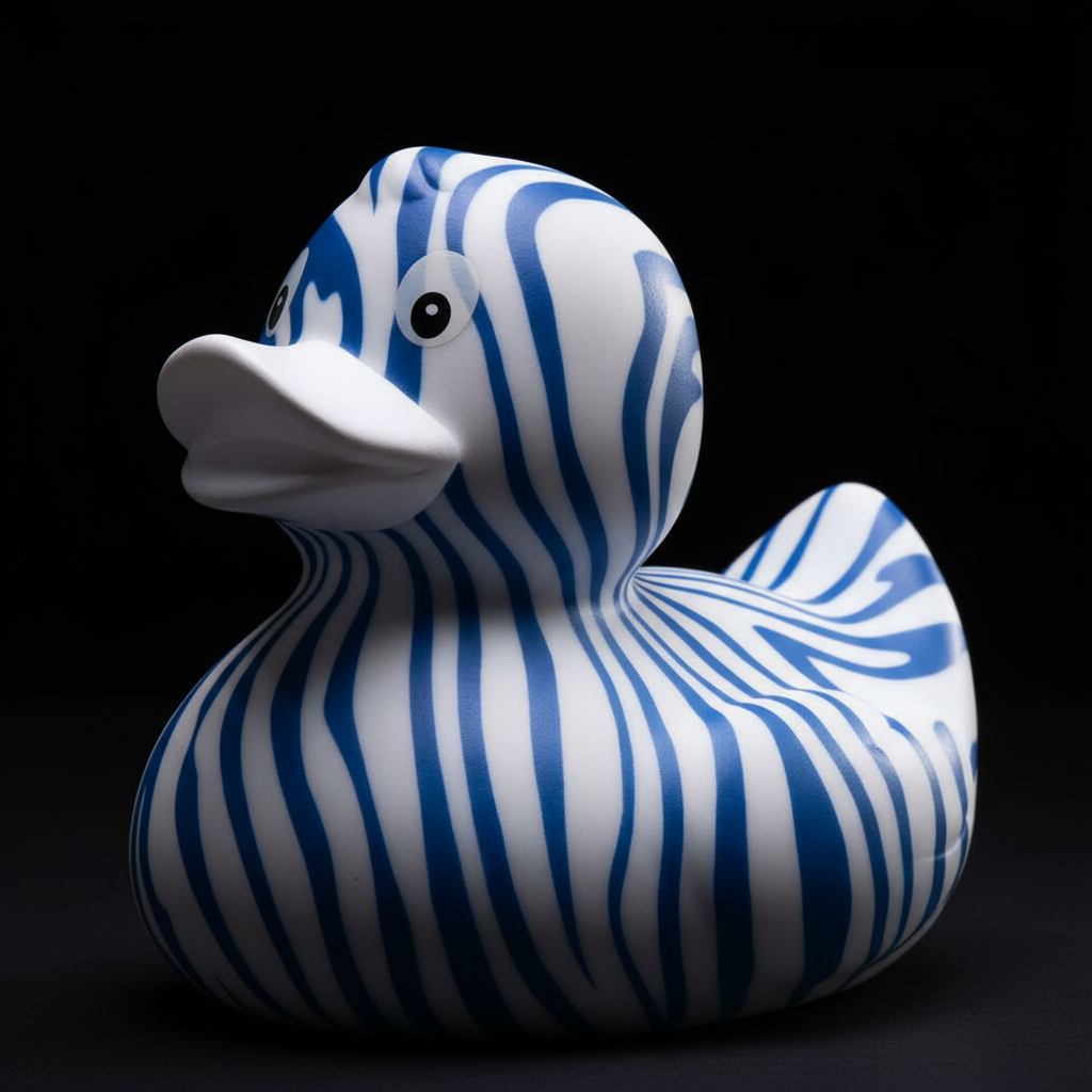 Anatra Zebra - Blu