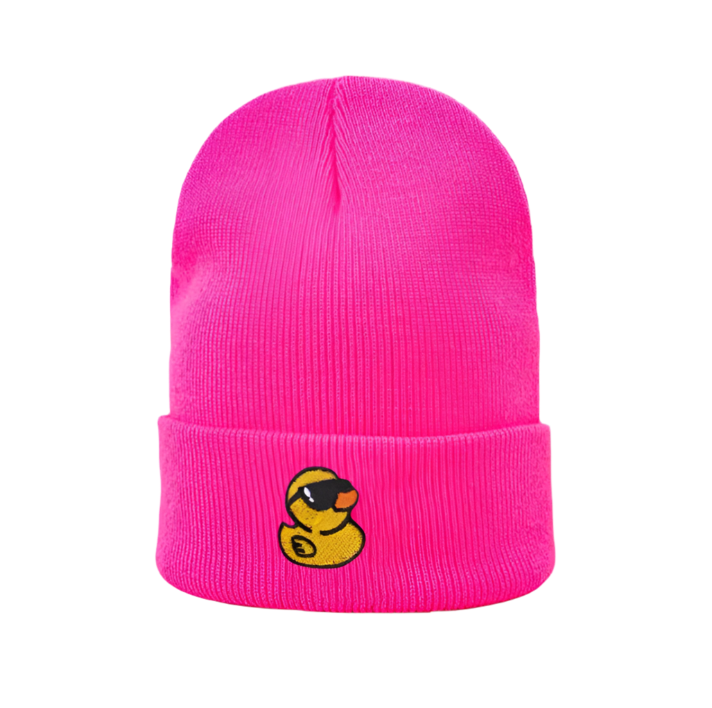 Bonnet Enfant Canard Jaune Lunettes de Soleil