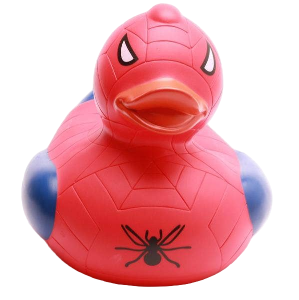 Red-Blue Superhero Duck XL