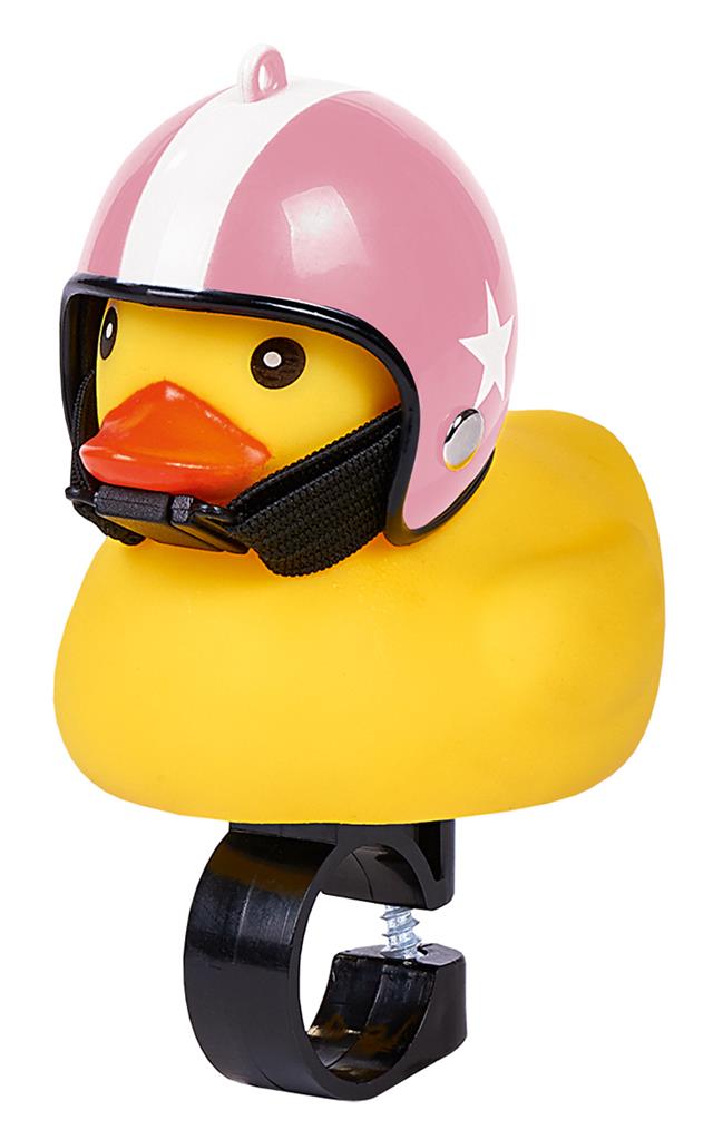 Canard avec Casque de Moto