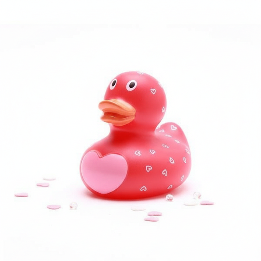 Anatra Cuore - Rosso