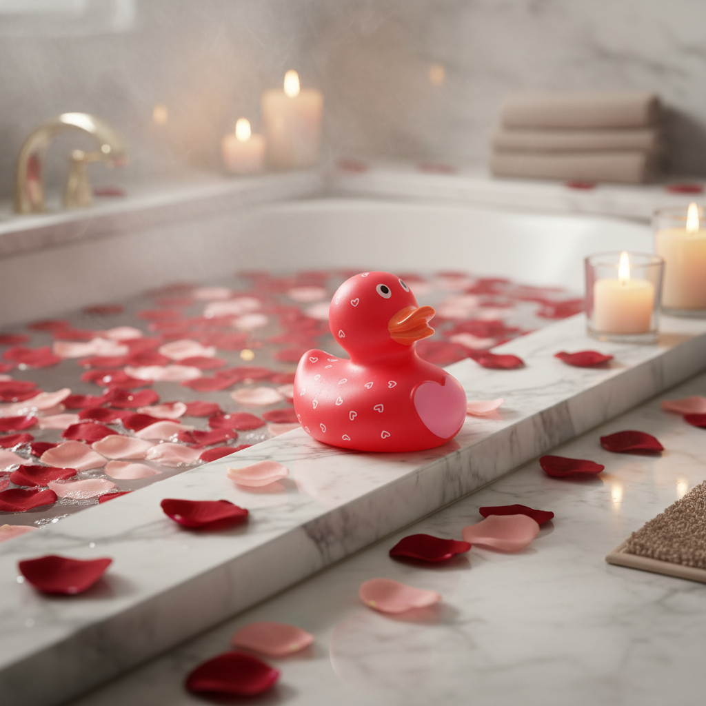 Anatra Cuore - Rosso