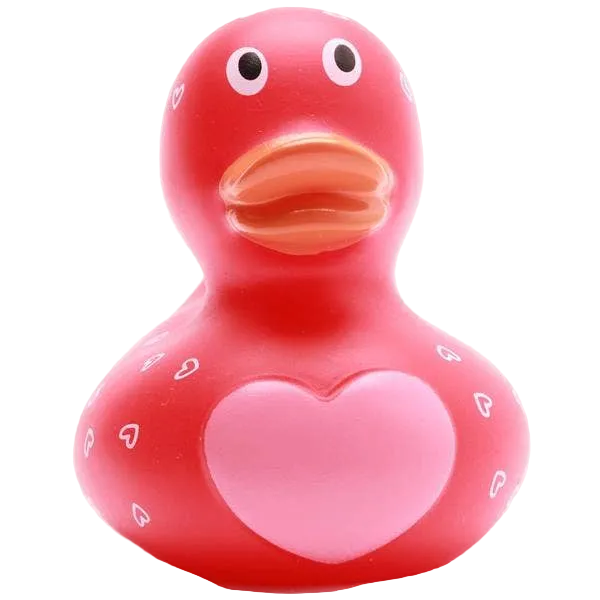 Anatra Cuore - Rosso